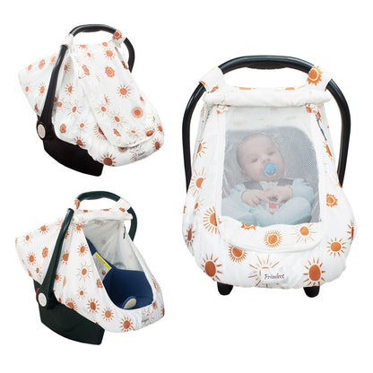 Baby Car Seat Cover - Breathable Beavtaens Covers Stretchy