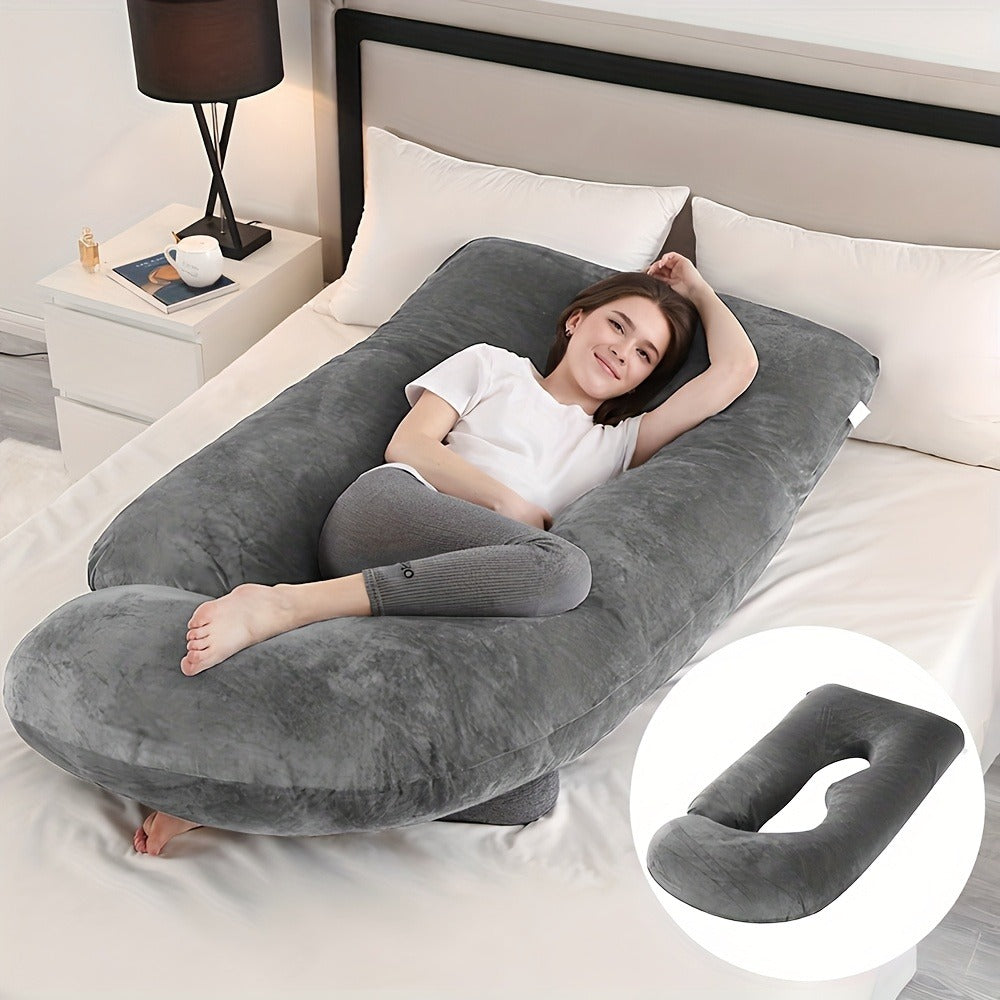 Pregnancy Pillow - 62-inch J-shaped Full-body Maternity