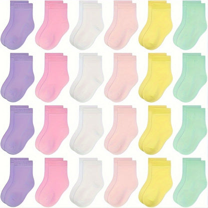 Kids' Vintage Baby & Kids Socks - 24-Pair Pack
