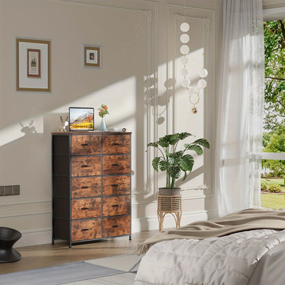 Fabric Drawer Dresser - Space-Saving
