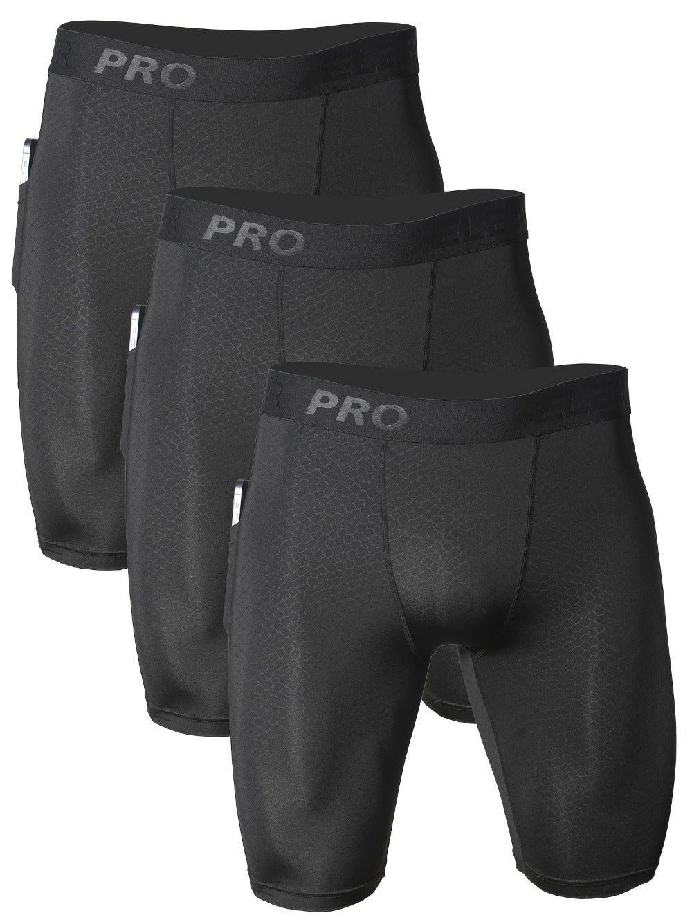 Men's Boxer Briefs - Moisture Wicking 3 Pack