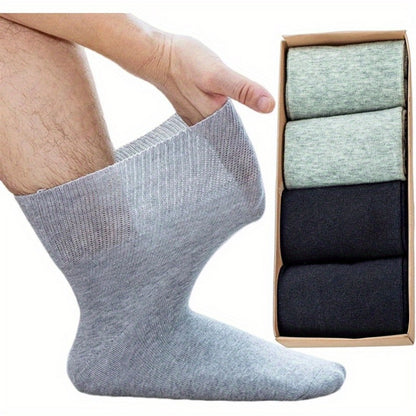 Men's Wide-Tube Socks - 4-Pair Pack - Loose-fit wide-tube design with arch support