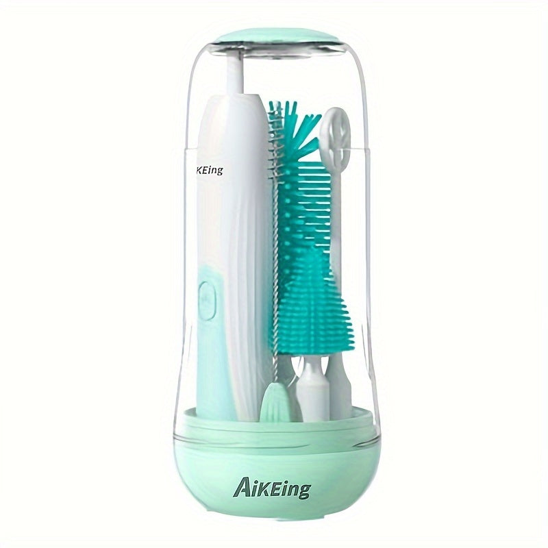 Electric Bottle Brush Set - USB Rechargeable Cleaning Kit