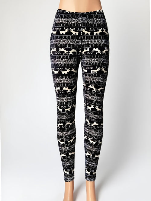 BCCSK Casual Velvet Leggings for Women - Super Soft Warm Winter Pants