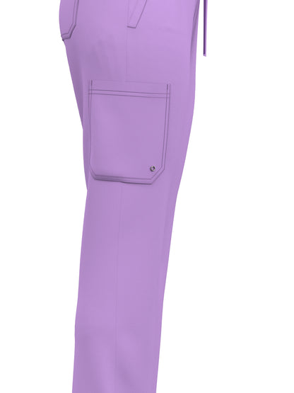 Scrub Pants for Women Jogger Pants with 5 Pockets Rib Waistaband Light Ultra Soft 4 Way Stretch 423