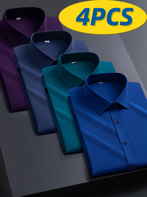 Men's BYZ Polyester Long-Sleeve Dress - product view 1