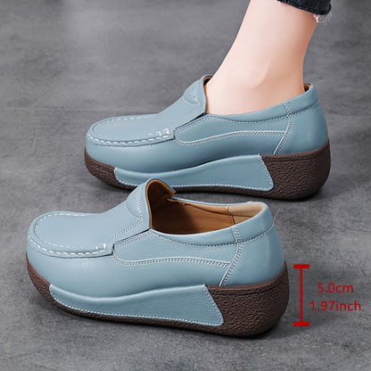 Spring New Cover Platform Small White Shoes Cover Platform Platform Platform Heel A Foot Wearing A Lazy Large Soft-soled Casual Women's Shoes, Women Shoes, Sneakers
