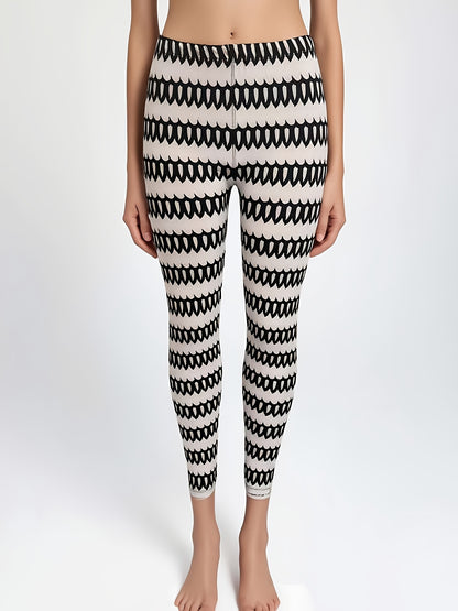 The Leggings Women's Fashion Printed Fashion Leggings Regular Workout