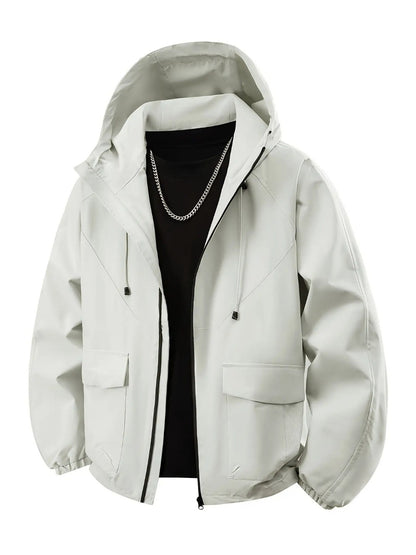 Men's Windproof Pullover Coat