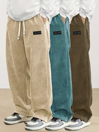 Brown + khaki + blue