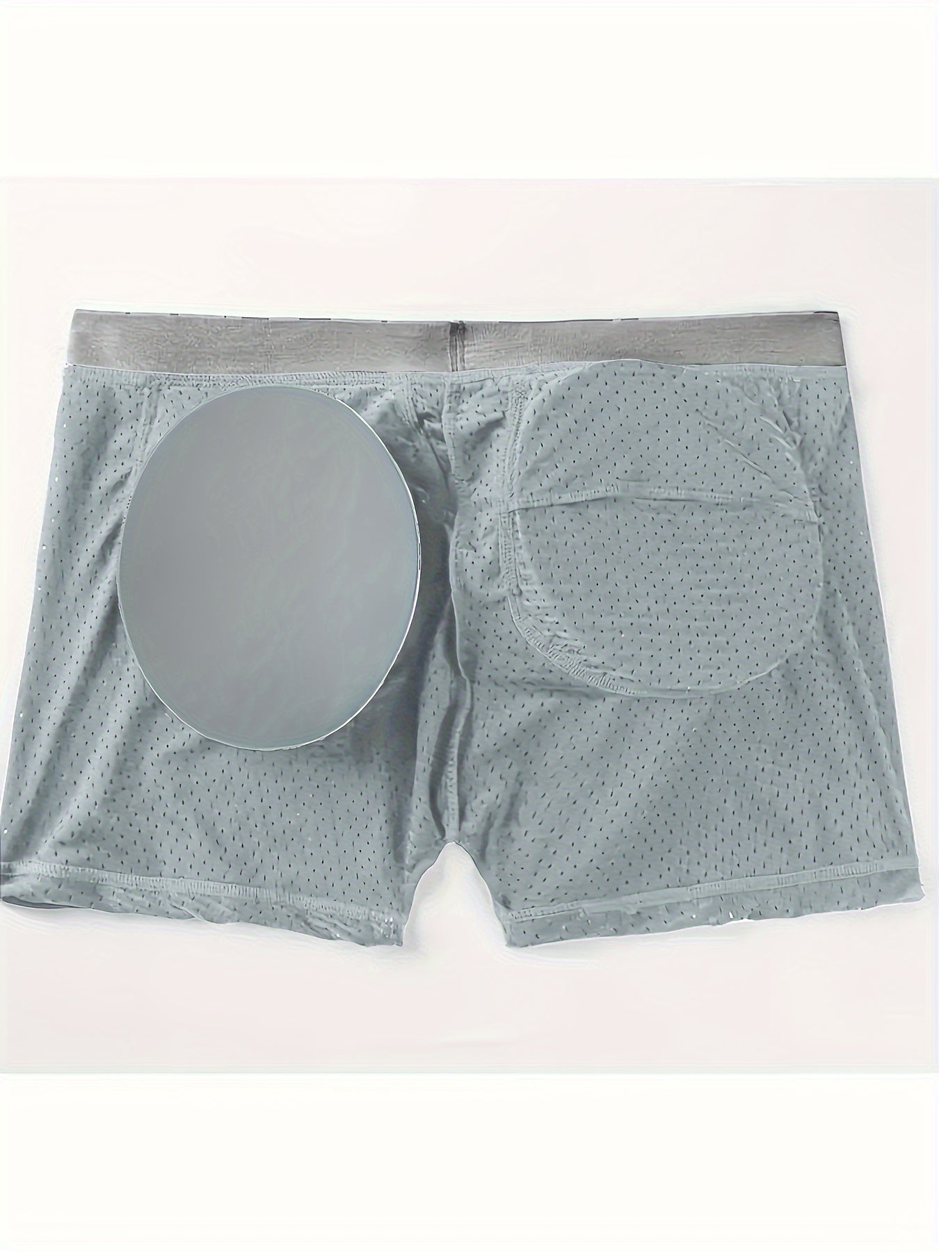 New Men'S Boxers Featuring Butt Pads, Made from Breathable Mesh, Designed for Comfort And Elasticity, Perfect for Lounging at for home