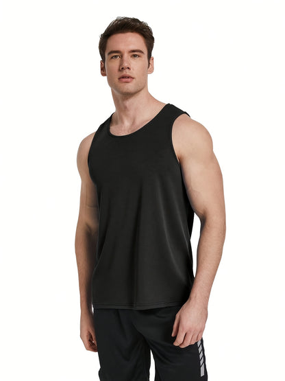 6pcs Men'S Quick Dry Workout Tank Tops Breathable Gym Sleeveless Muscle Shirts For Active Men