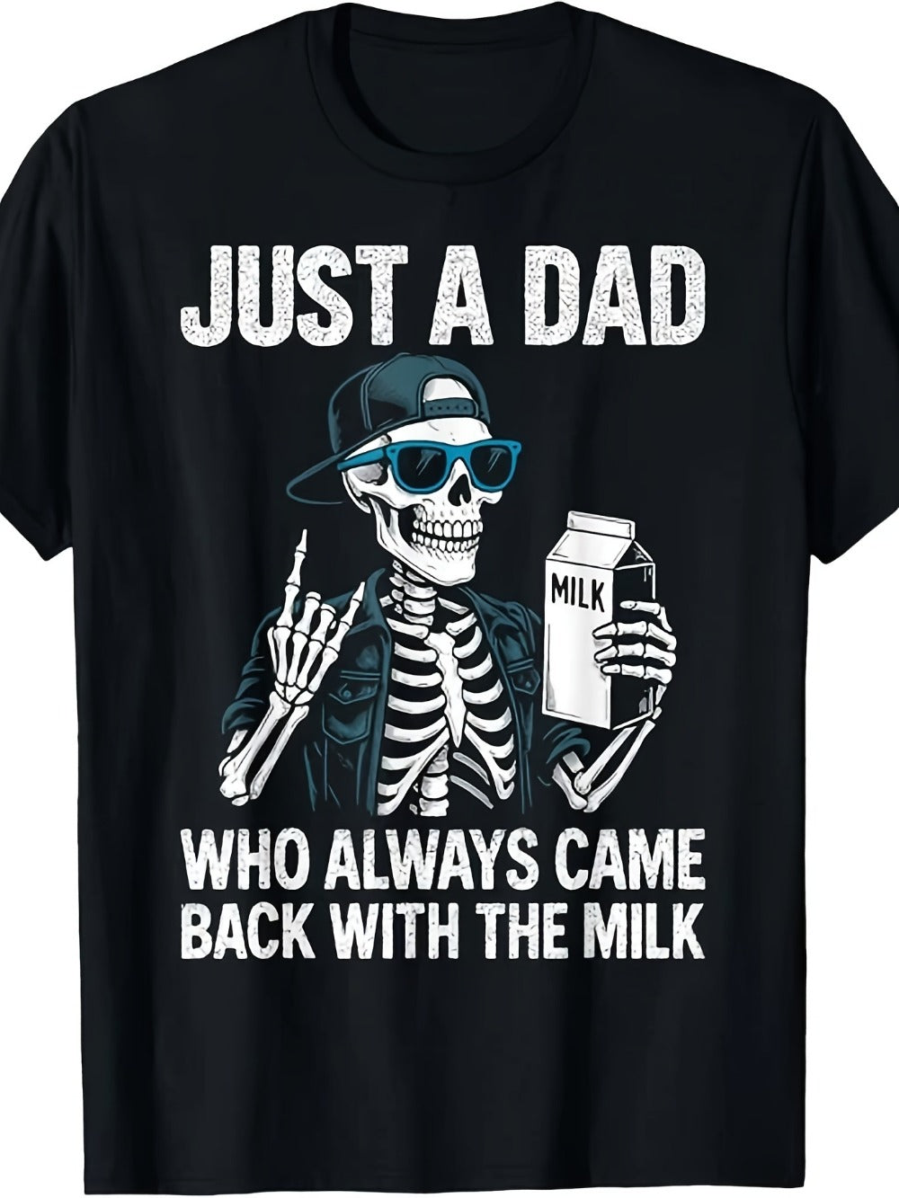 Men's Graphic Print T-Shirt - Classic Neck Short Sleeve 047973