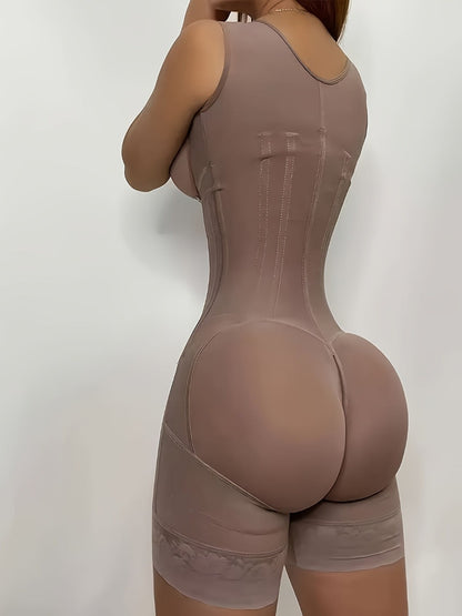Women's Targeted Control Waist Cincher - Zip Front Plus Size Body Smoothing