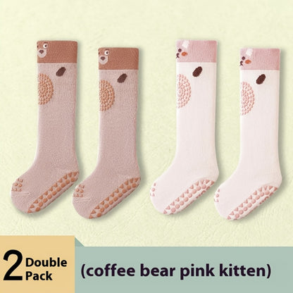 Women's Cute Print Knee-High Socks - 2-Pair Pack
