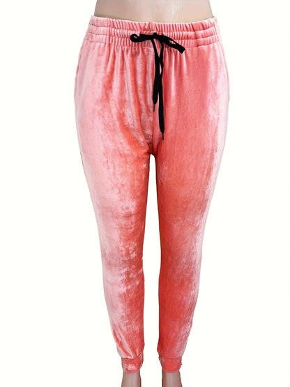 BCCSK Casual Velvet Jogger For Women/ Super Soft Warm Winter Leggings Yoga Pants/ Women'S Clothings