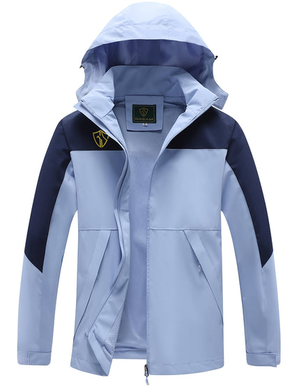 Women's Outdoor Sports Windbreaker, Rain Coat Women, High Quality Jacket Women, Rain Jacket Women, Impermeables Para La Lluvia De Mujer, Lightweight Hooded Mountaineering Suit with Pockets and Detachable Hat.
