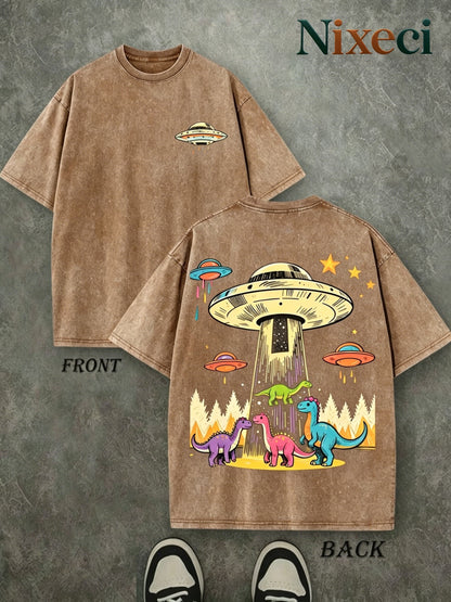 Coffee Brown Oversized Short-Sleeve T-Shirt - product view 11