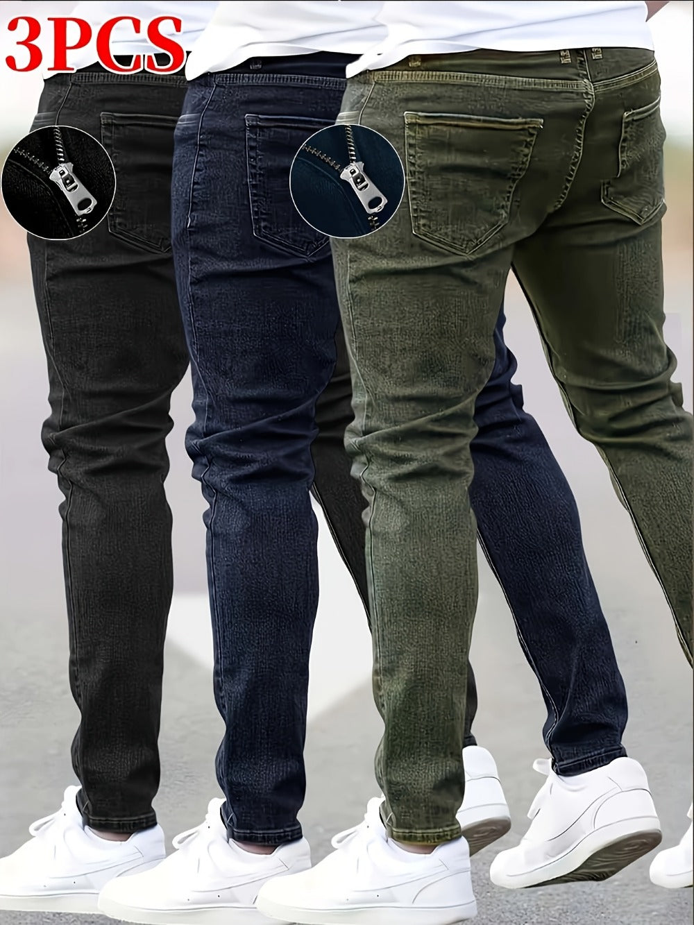 Men's Skinny Jeans - Stretch Comfort 366437