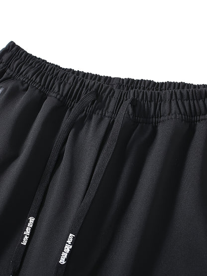 3pcs, Men's Pants Sports Casual, Stretch Loose, Premium, Zipper Leg Pants, Outdoor, Gifts, Men's Sweatpants,, Sweatpants Men, Joggers for Men, Pants for Men, Men's Trousers, Gifts for Men, Mens Christmas Gifts, Mens Gifts Ideas