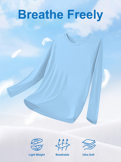 5pcs Women's Quick-drying And Breathable Long-sleeved T-shirt Set, Basic Base Layer for Training, Moisture-wicking, Women's S Tops, Suitable for Casual Attire.
