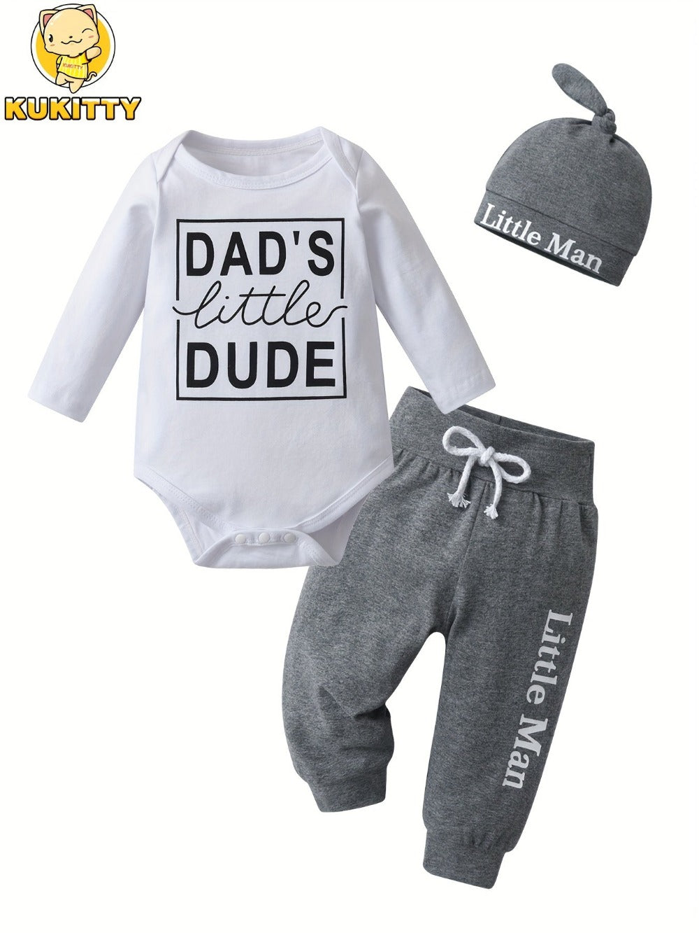 Baby Outfit Set - Graphic Long Sleeve Style 00133