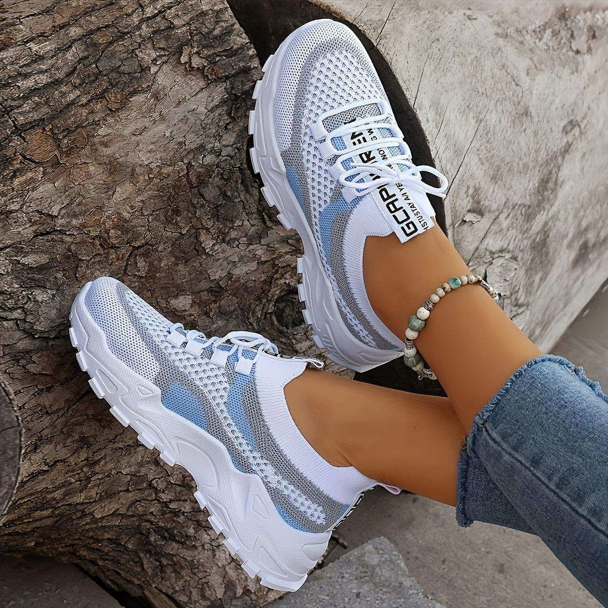 Sneakers, 2026 New Women's Shoes, Women's Casual Low-top Sports Shoes, Thick-soled Breathable Tennis Shoes, Sports Shoes Suitable for Gym And Casual Wear (PVC Soles), Women's Shoes, Women's Road Running Shoes, Outdoor Shoes