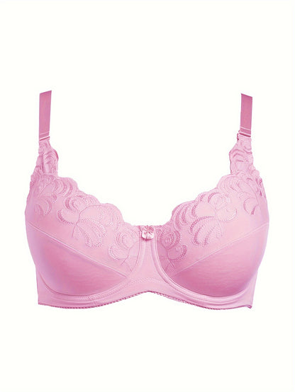 Plus Size Bra Unlined Minimizer Women Underwear Underwire Sexy Big Size 36-46C-F