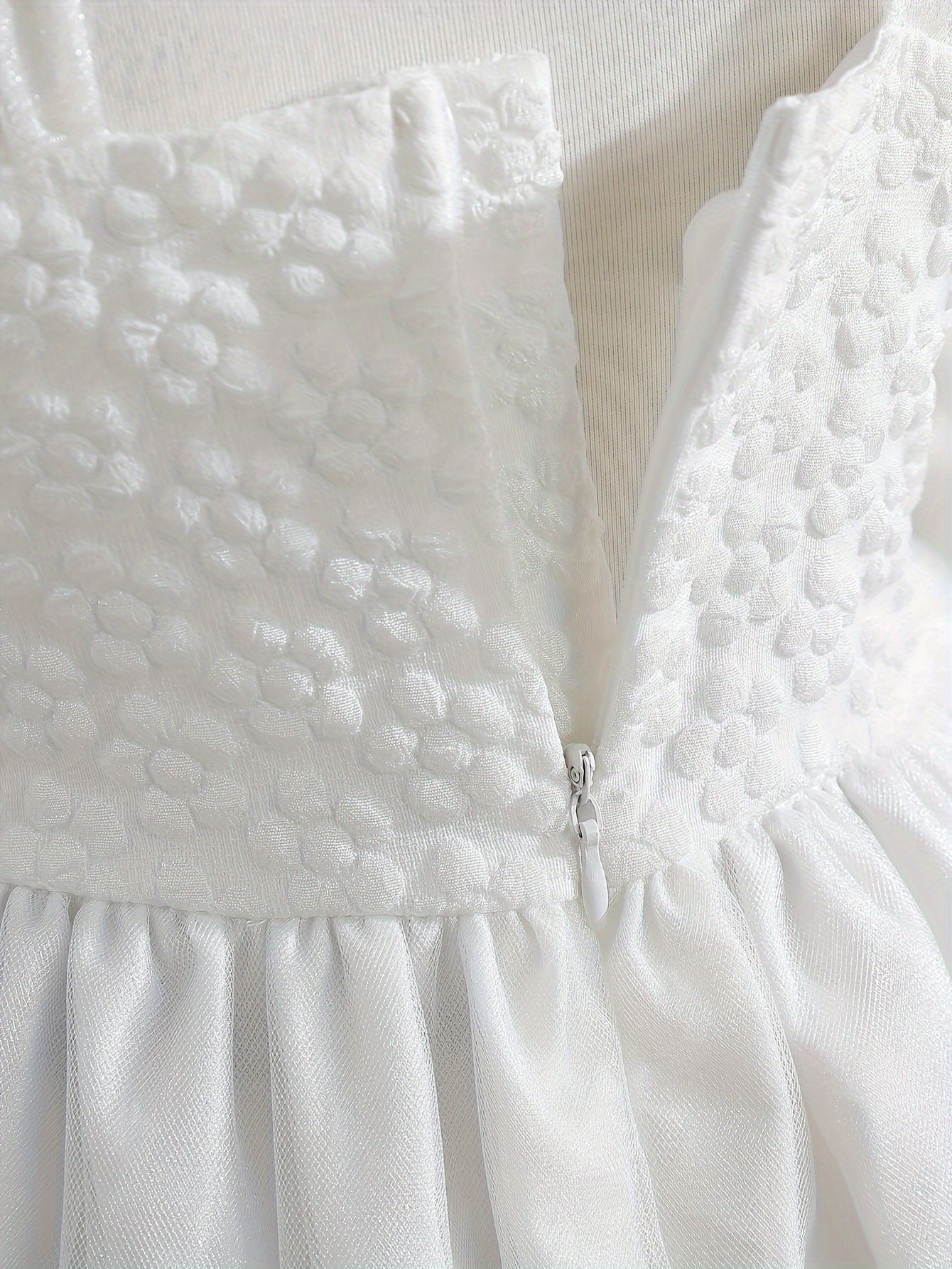 Girls' Clothing, School Season Gifts, Cute Girls' Dresses, Summer Lightweight Net-sheen Dresses, Bow Decoration Dresses, Versatile Fashionable High-end Style, Suitable for Parties And Wedding Seasons, Girls' Princess Dresses, Valentine's Day Gifts