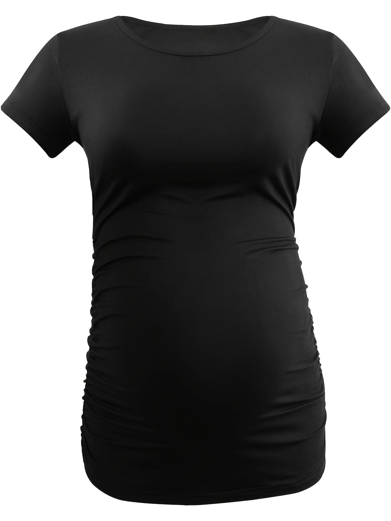 Set of 4 Short Sleeve Maternity Tops for Expecting Mothers