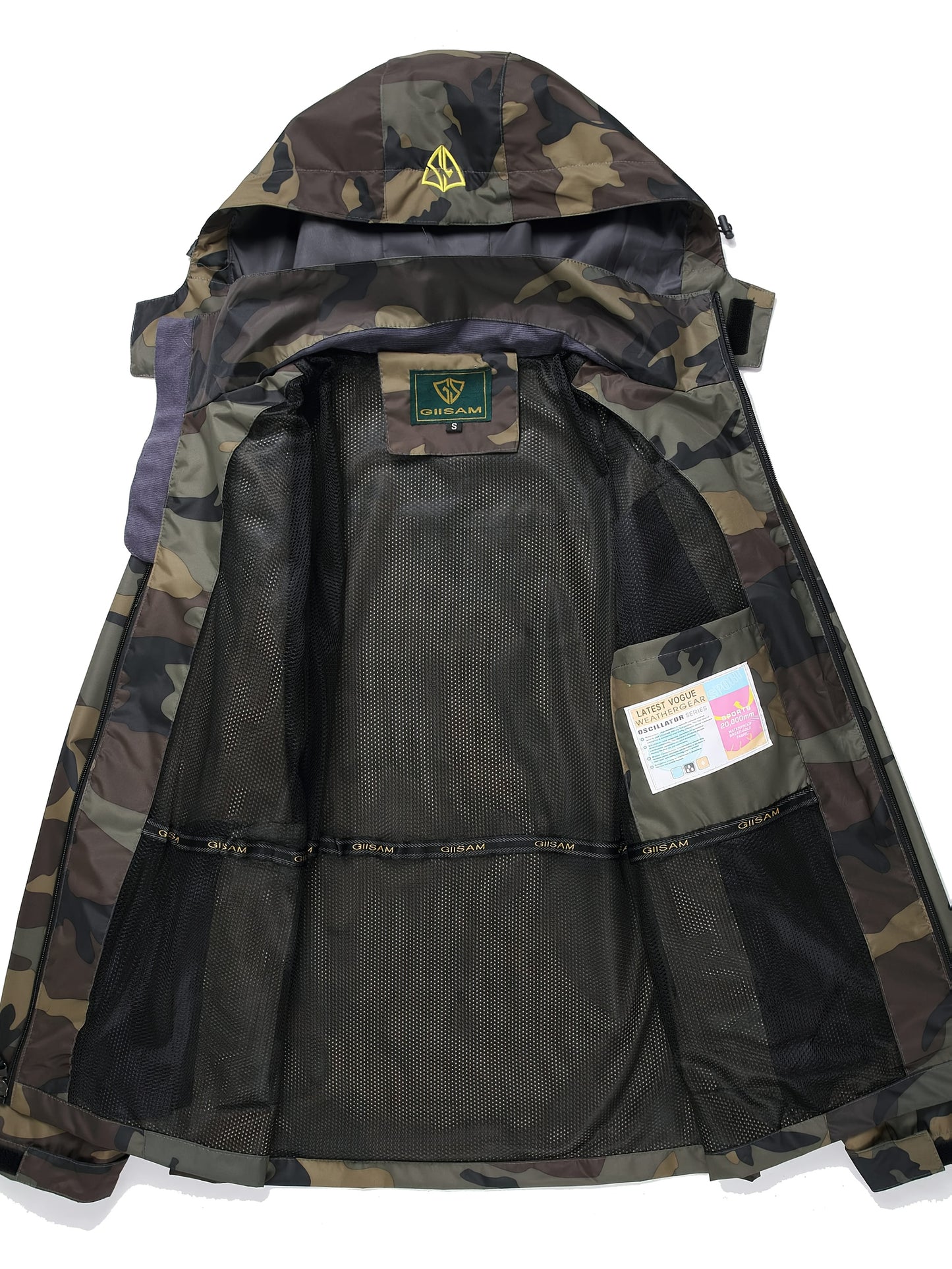 Men'S Rain Jacket Waterproof Lightweight Packable Raincoat Pullover Windbreaker with Hood for Hiking Running