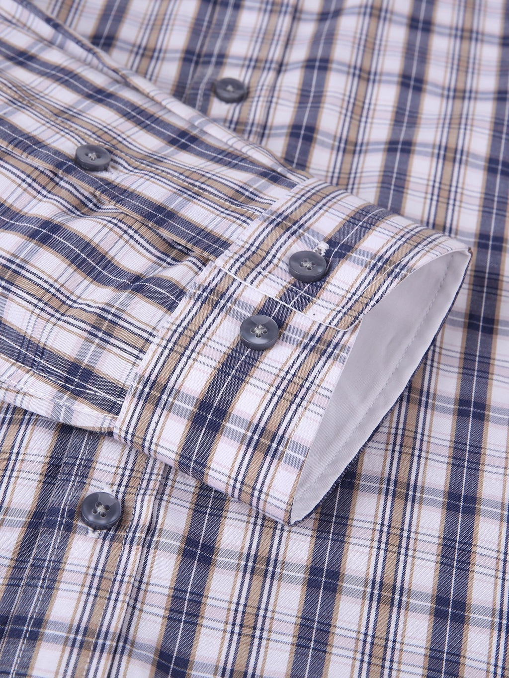 ! Men's Plaid Long Sleeve Shirt - Casual Button- with Pocket, 50% Cotton 50% Polyester, Comfortable Street Style & Commute Essential Fall Wardrobe