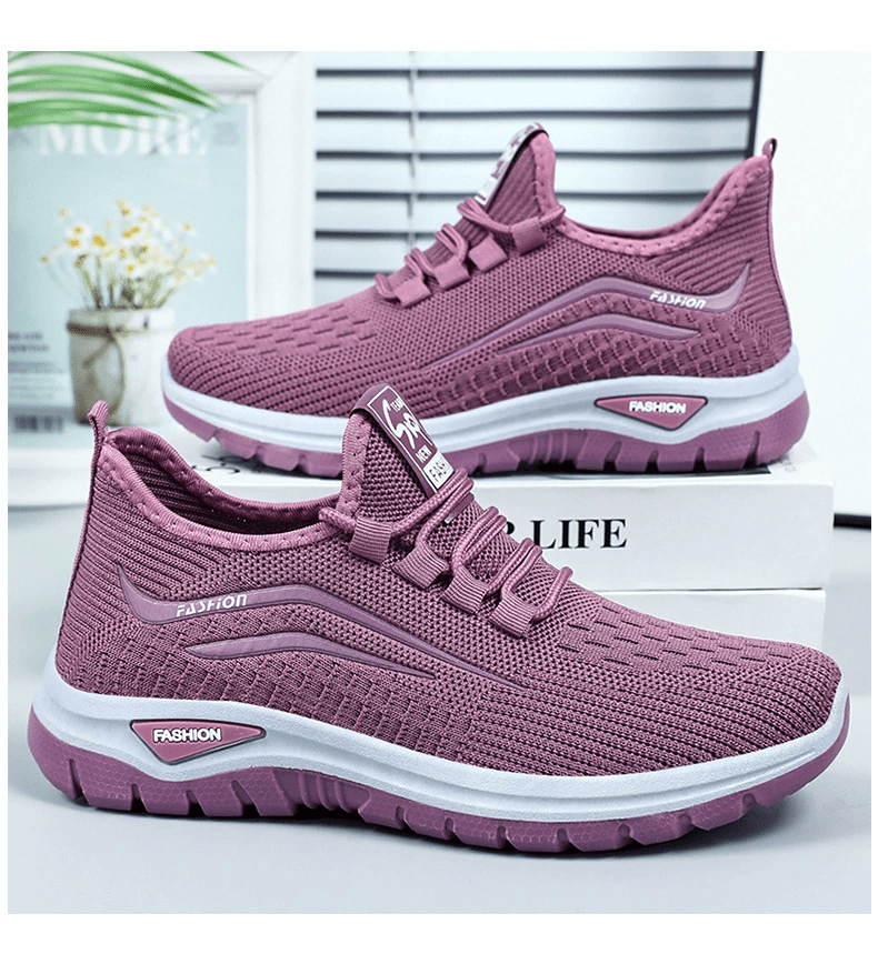 Lightweight And Breathable Slip-On Sneakers for Both Men And Women, Featuring a Woven Design That Prevents Slipping. These Outdoor Training Shoes Have a Pu/Fabric Upper And Lining, a Low-Top Round Toe Design, Making Them Perfect for Running