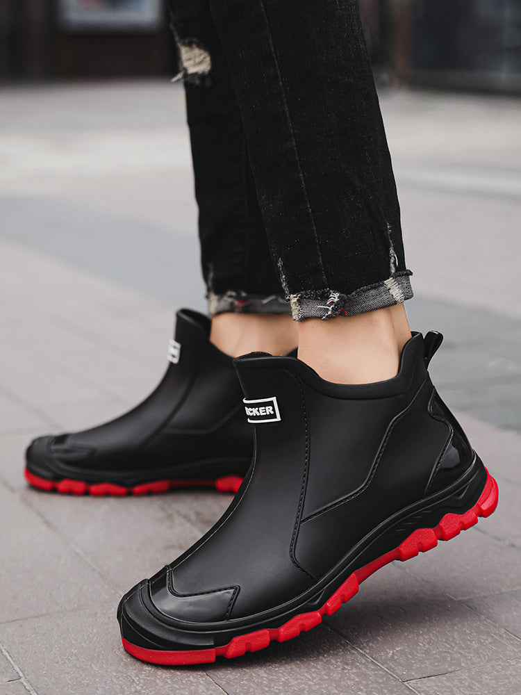 Women's Deck Boots High Quality Fishing Rain Boots, Non Slip Neoprene Boots High Traction Salt Water Ankle Boots for Outdoor Fishing, Boating, Sailing