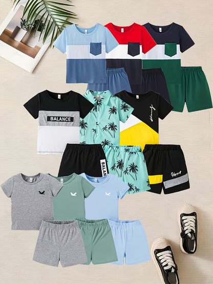 Boys' Casual Outfit Set - Summer 2933