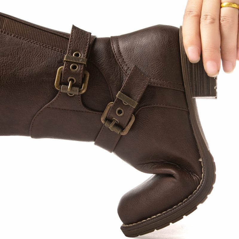 GLOBALWIN Women's Knee High Fashion Boots For Women