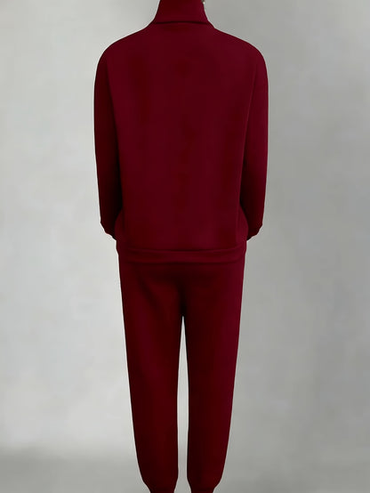 Women's Black Knit Zip-Up Pants - product view 23