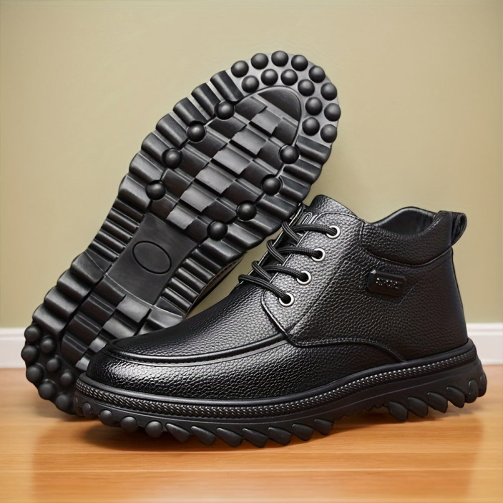 Men's Snow Boots - Non-Slip Sole Plush Lined for Cold Weather 546917