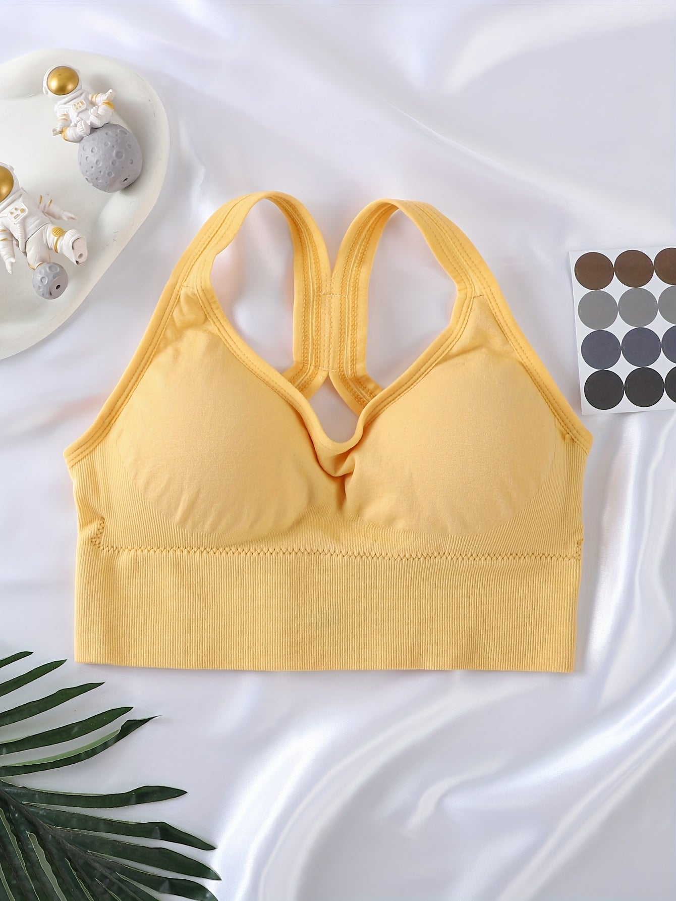 7-Pack Women'S Seamless Sports Bras | Racerback High-Impact Push-Up Bra with Removable Pads | Sweat-Wicking Non-Slip Support for Yoga And Running | Gym Essential Breathable Workout Bralette Bras for Women