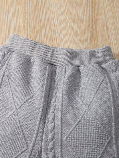 Baby Light Grey Short-Sleeve Pants - product view 10