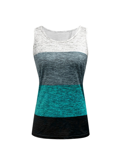 New Spring/Summer Fashion Color Block Printed Vacation Casual Vest[Directed]