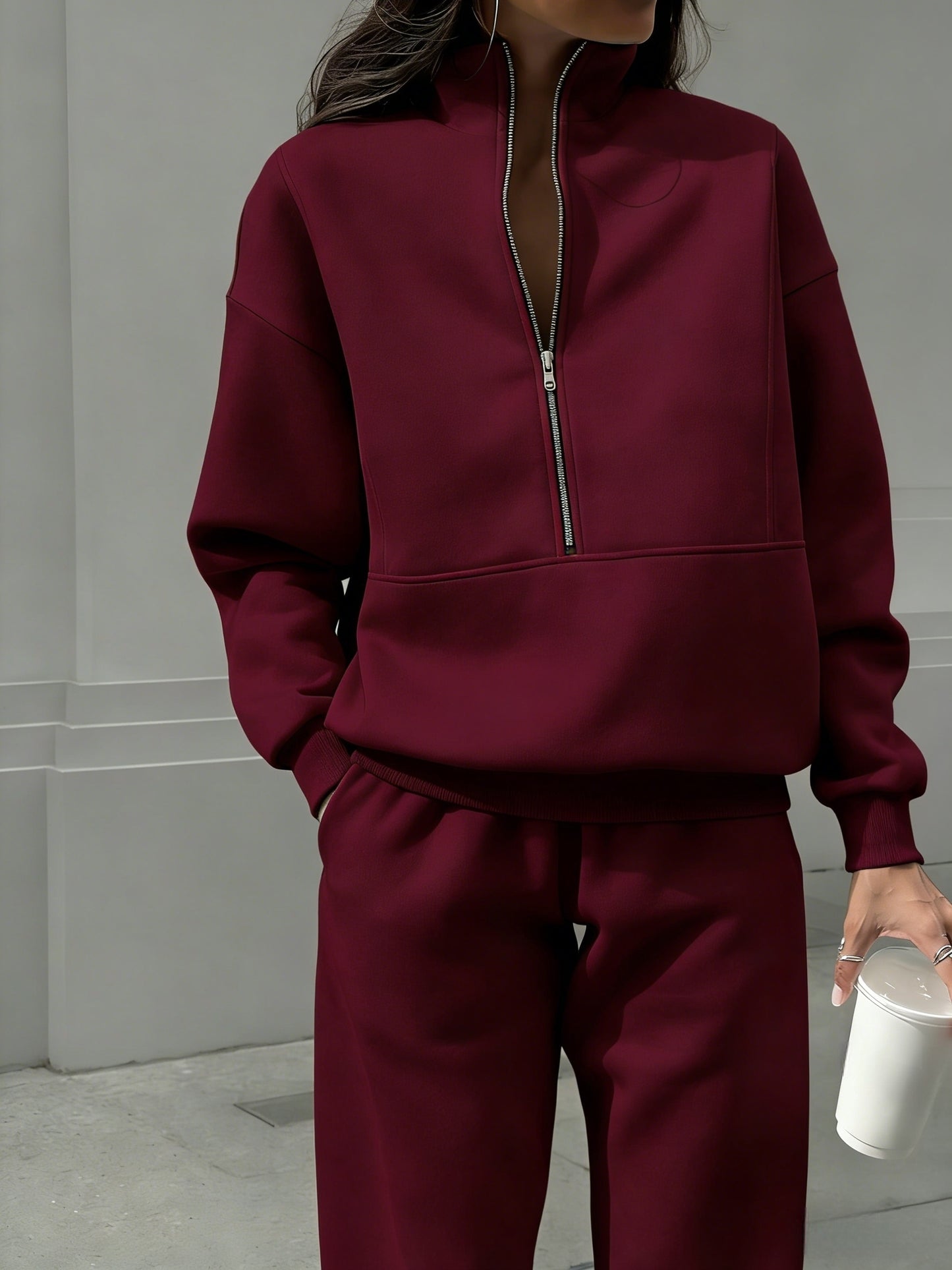 2026 New Women's 2pcs Set European And American Women's Fashion 2pcs Set Sweatshirt And Pants Comfortable Street Style Casual Outfit