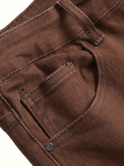 Men's Casual Slim Fit Stretch Jeans