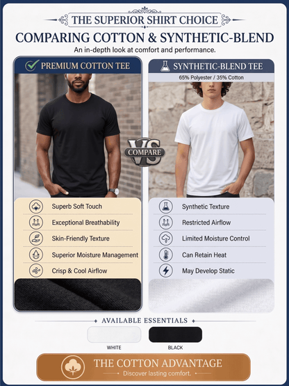 Men's HY01-Black-3pcs V-Neck Slim-Fit T-Shirt - product view 25