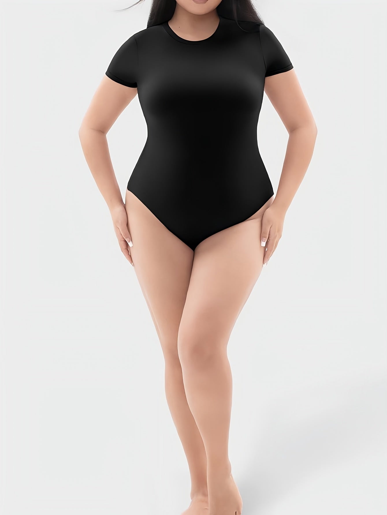 3 Pack Women Bodysuit Tops | Classic Short Sleeve, Stretchy and Cloud Soft, Crew Neck, Slim Fit Casual Wear, Perfect for Daily Clothes Matching, Valentine'S Day Gift, A Must-have for Spring, Summer, and Autumn