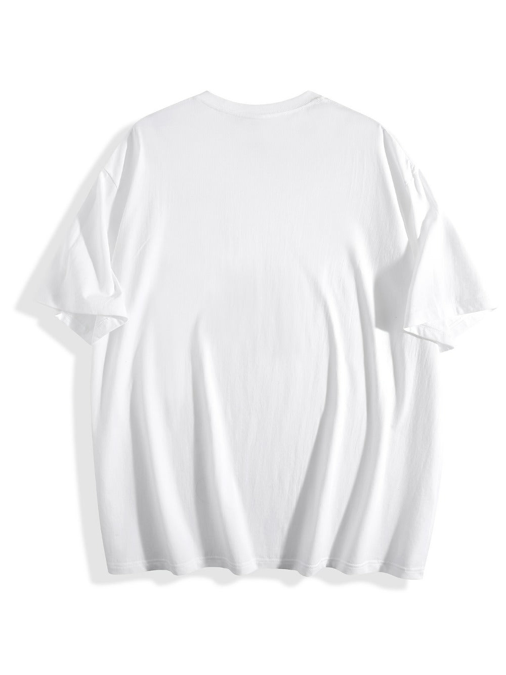 Men's Solid Color T-Shirt - Classic Neck Short Sleeve 893029