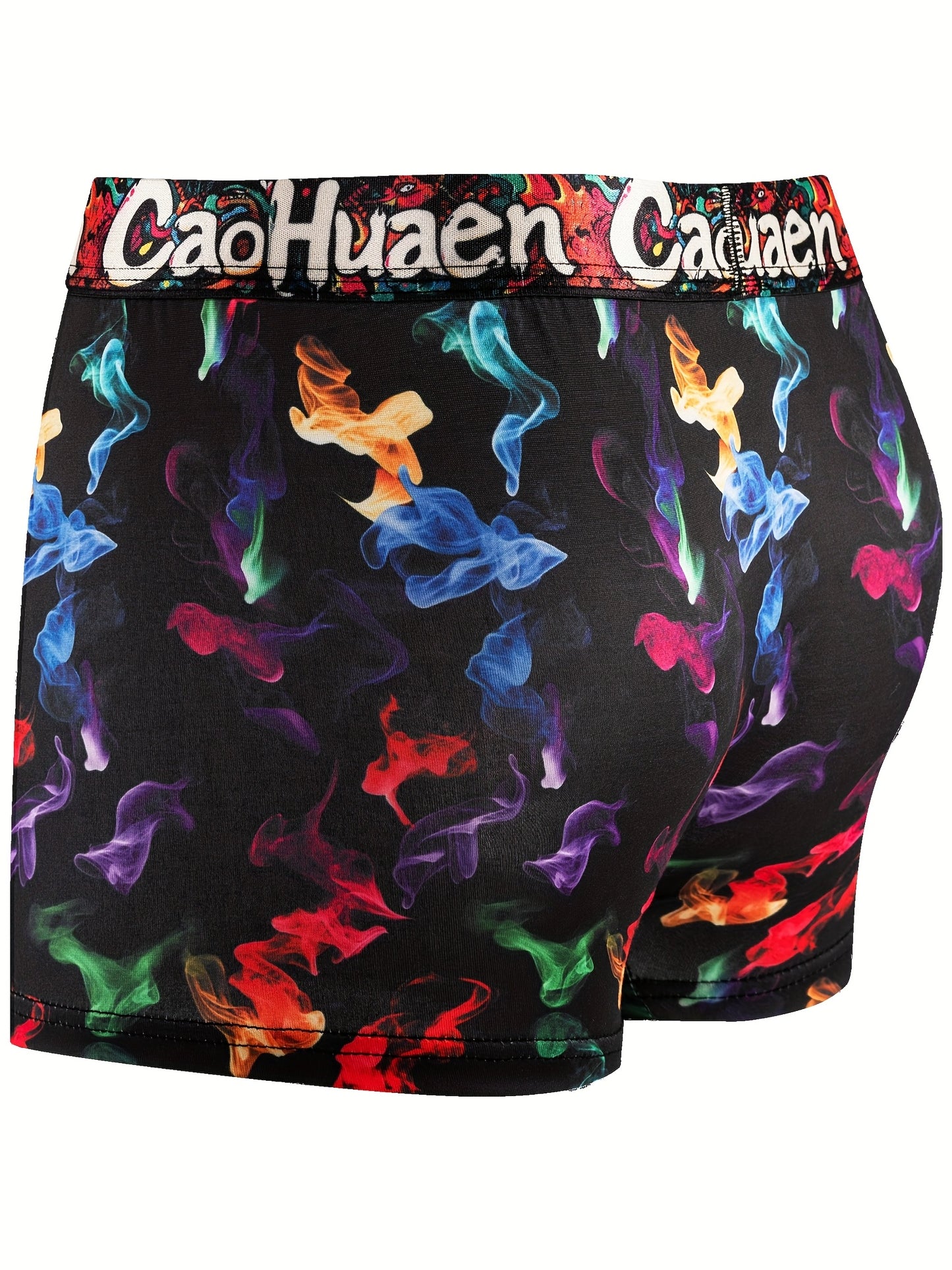 30pcs Random Assortment of New Trendy Print Breathable Quick-Dry Men's Boxer Briefs, Available in Pink+, Green Haircut Patterns; Comfortable Quick-Drying Trousers; Office-Going Casual Trousers; Smooth Texture, Hand-Washable/Care Instructions;