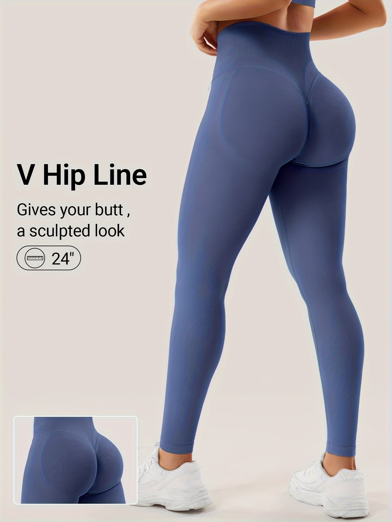 VOYJOY Women Impact Leggings Seamless Scrunch Butt Lifting Workout Leggings High Waisted Gym Yoga Pant