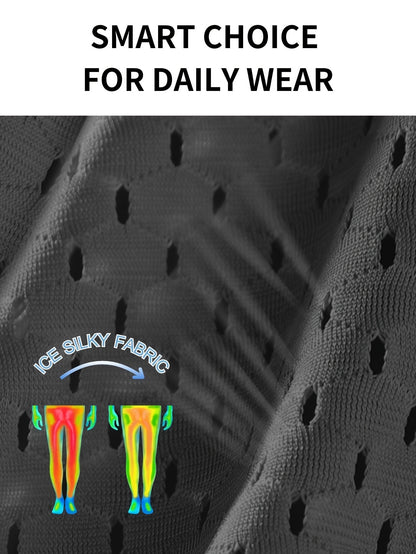 4 Pcs Men's Fashionable, Comfortable, Sexy, Breathable Mesh High Elasticity Patchwork Four Corner Underwear Is A Great Gift Item