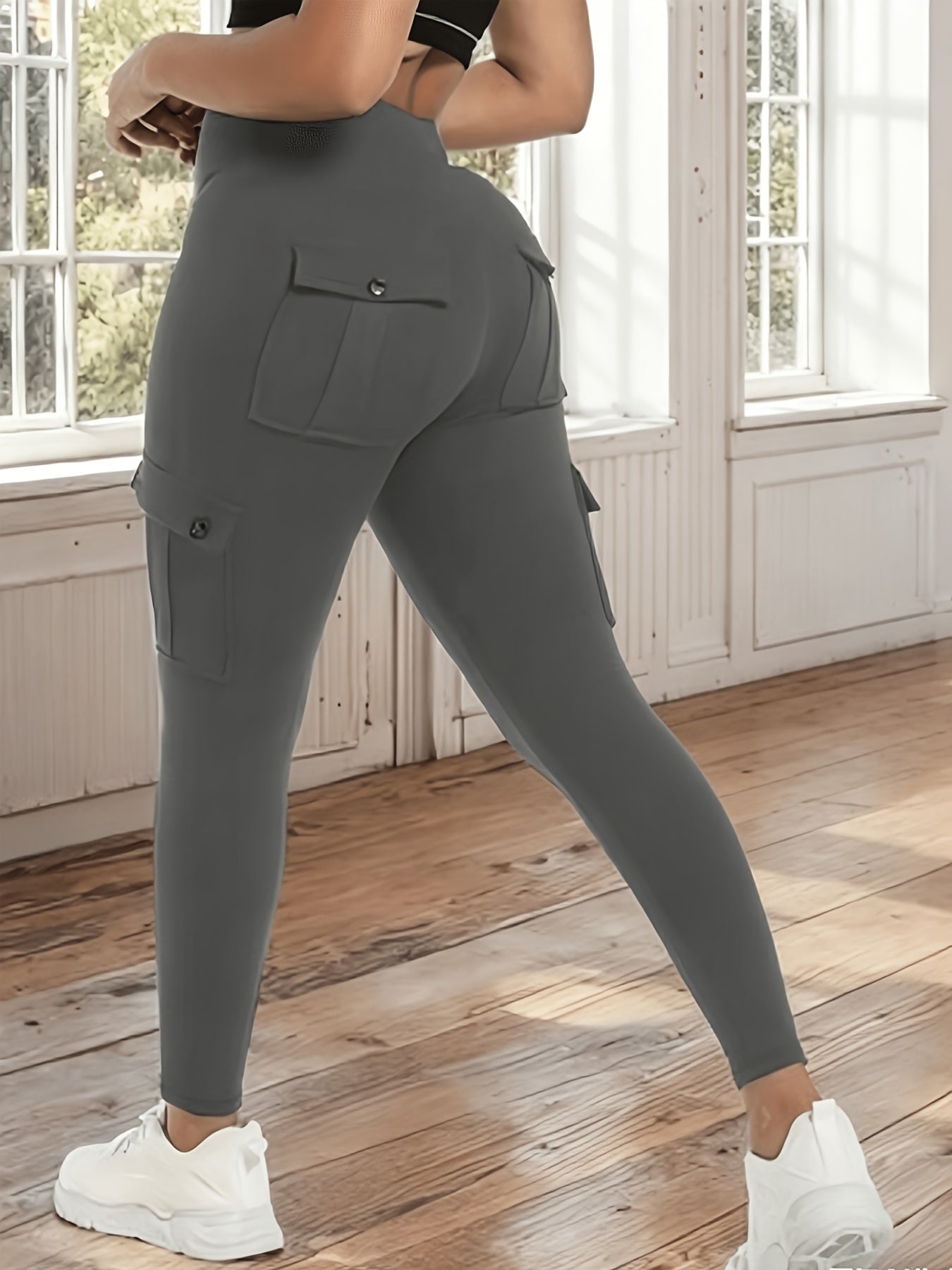 Women's Black Polyester Pants - product view 17